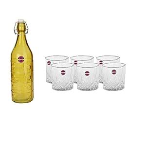 Somil Glass and Bottle Water & Other Hot, Cold, Beverage Serving Set ...