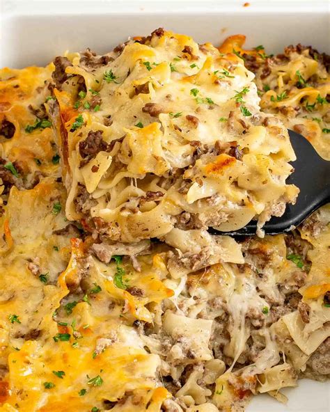 Beef Stroganoff Casserole - Craving Home Cooked