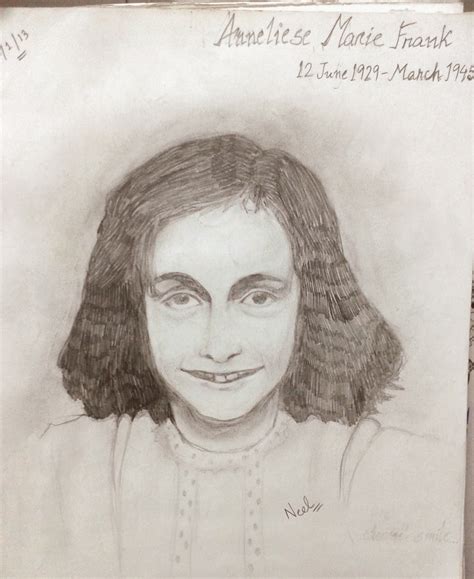Anne Frank Drawing at GetDrawings | Free download