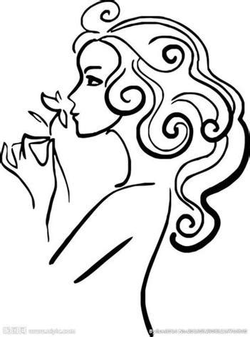 女士简笔画 的图像结果