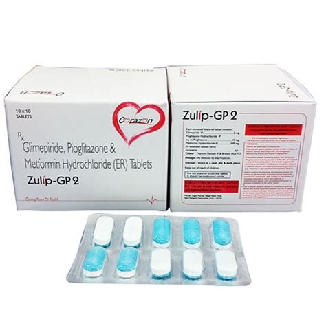 Zulip G4 Forte - Glimepiride & Metformin - Arlak Biotech
