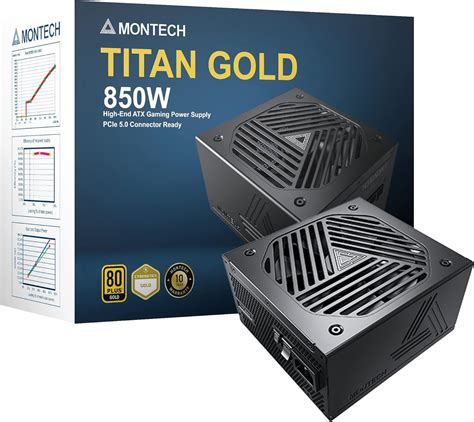 Montech Titan Gold 850W High-End ATX Gaming Power India | Ubuy