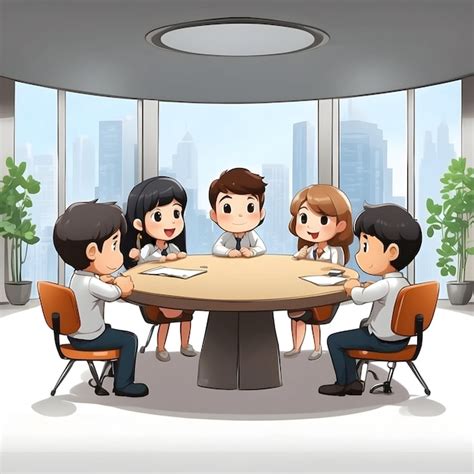 Meeting Cartoon Images 的图像结果