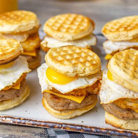 Waffle Breakfast Sandwich