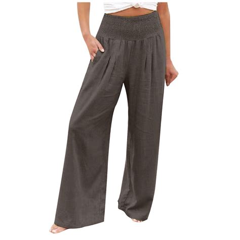 Gamivast tall linen pants for women long 36 inseam jeans aesthetic ...