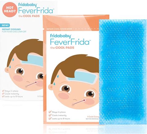 Frida Baby Cool Pads, Fever Patch for Kids, Fever Reducer, Discomfort ...