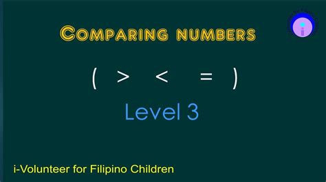 compare number level 3 using greater than, less than or equal symbols - YouTube