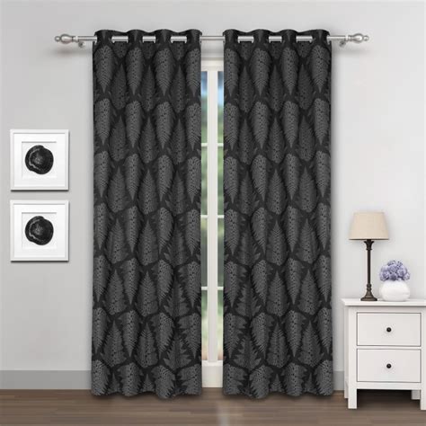 Buy Griffin Black Out Door Curtains- Set Of 2 Pcs. from Home Centre at ...