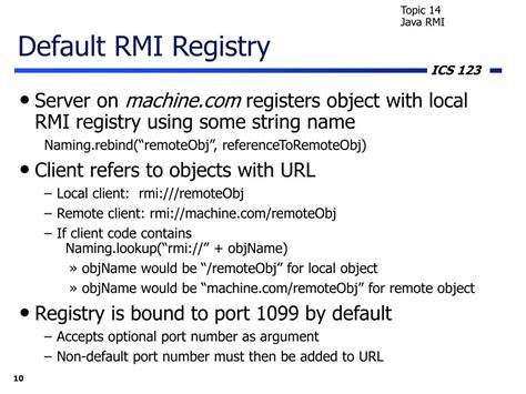 RMI in Java Run Code Registration 的图像结果