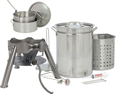 Amazon.com : Enterprises 32 Quart Complete Stainless Steel Deluxe ...