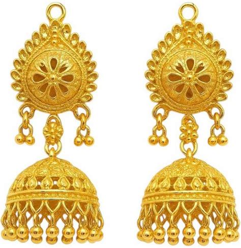 1 Gram Gold Earrings - Buy 1 Gram Gold Earrings online at Best Prices ...