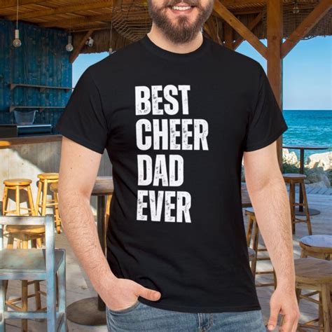 Cheer Dad Shirt, Proud Cheerleading Father Tee, Gift for Him, Cheer ...
