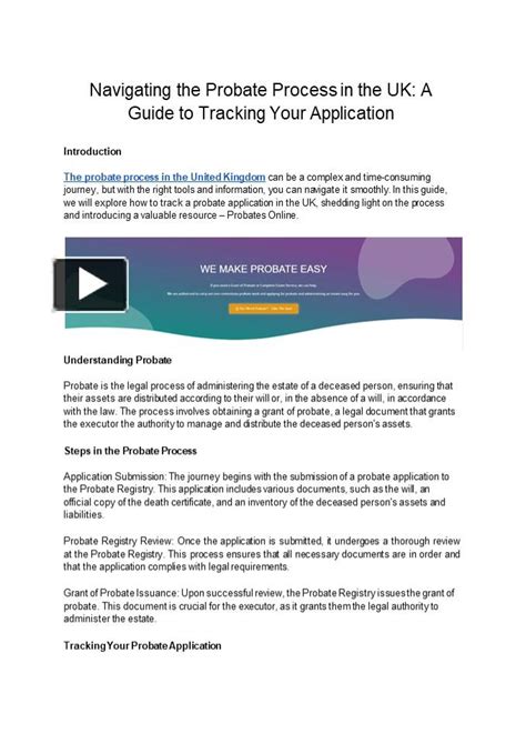 Image result for Probate Process UK