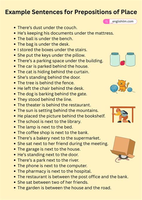 Prepositions Examples In Sentences Preposition Of Movement Made Easy