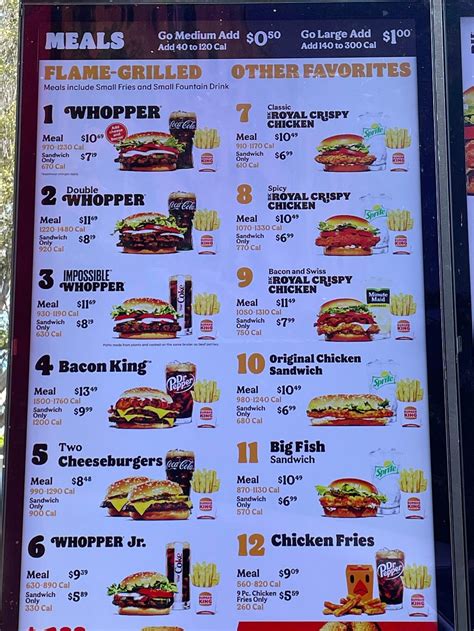 Burger King Menu With Prices: Discover Delicious Deals - hotel palomar sf