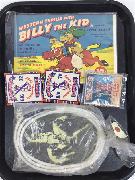 Lot - Vintage Cap Gun Caps, Lasso