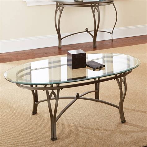 15 Ideas of Metal Oval Coffee Tables