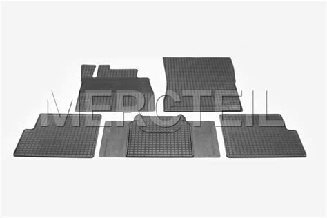G-Class Classic Rubber Floor Mats Black 463 Genuine Mercedes-Benz B66680152