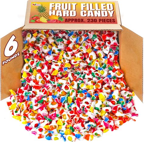 Amazon.com : Assorted Fruit-Filled Hard Candy - 6 Pounds - Classic Bon ...