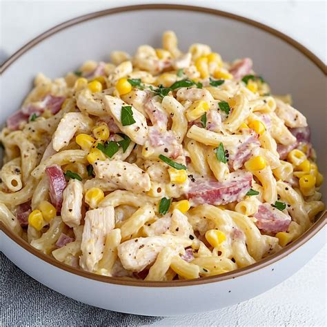 Honey Mustard Chicken Pasta Salad