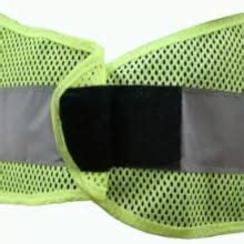 Raavi colors reflective Safety Jacket in Green three side open free ...