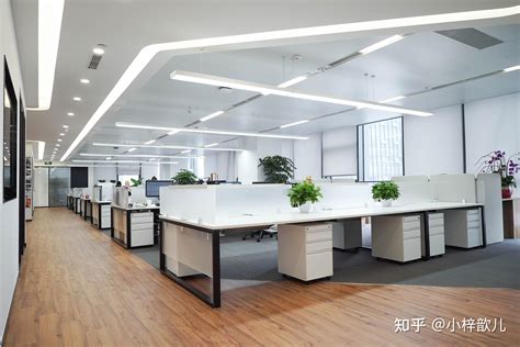 简洁现代办公室装修设计图-办公室装修效果图-成都朗煜公装公司