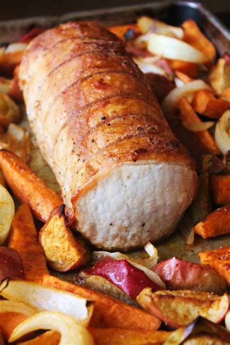 Of course I can do that, I'm a Mom!: Pork Roast with Sweet Potatoes ...