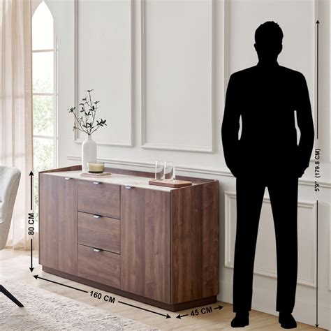 Buy Hadley Buffet Sideboard - Walnut from Home Centre at just INR 47999.0