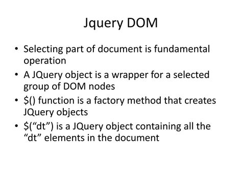 Image result for jQuery DOM