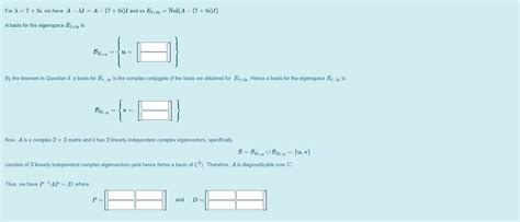 Image result for Diagonalize Complex Matrix