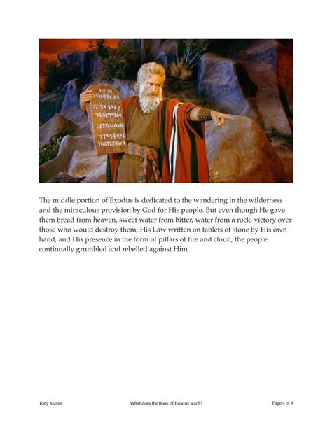 What does the Book of Exodus teach? | PDF