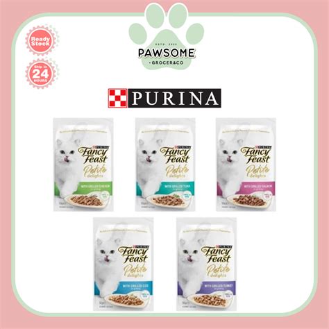 PURINA Fancy Feast Petite Delights/Inspirations Cat Wet Pouch Food For ...