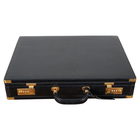 Vintage Presto Combination Lock Leather Document Case Executive ...