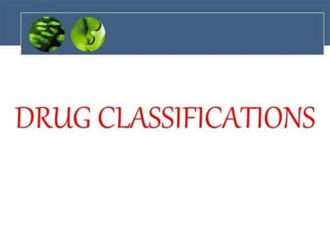 Image result for Types of Drugs Classification