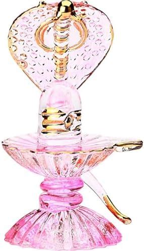 Somil Holy Pink Shivling WithSheshNaag Gold Polished Spiritual Crystal ...