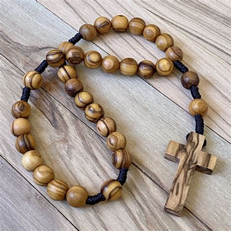Olive wood rosary anglican rosary prayer beads holy land rosary – Artofit