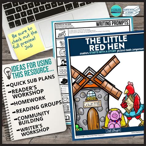 The Little Red Hen Activities and Lesson Plans for 2026 - Teaching with ...