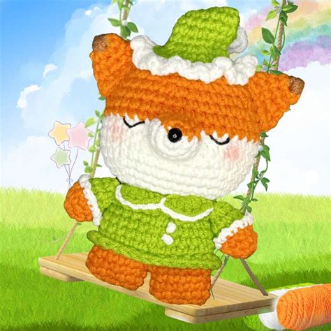 DIY Pajama Fox Crochet Kit For Beginners, Amigurumi Stuffed Animals ...