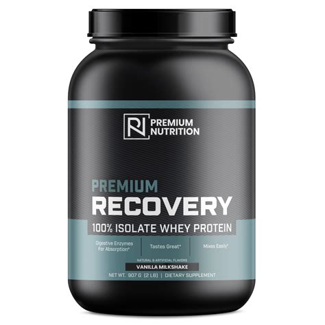 Premium Recovery Whey Isolate (Vanilla) - Premium Nutrition