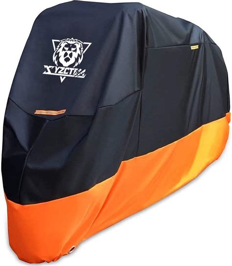 XYZCTEM Motorcycle Cover – All Season Waterproof Outdoor Protection – Precision Fit up to 108 ...
