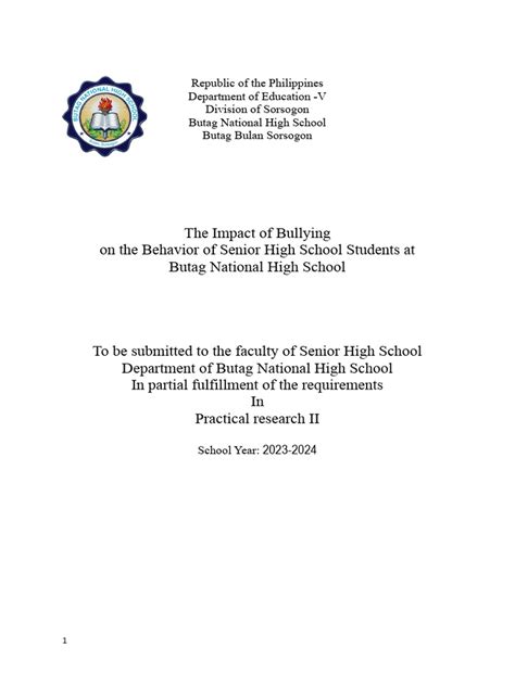 Image result for Practical Research 2 Sample Format