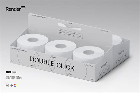 Toilet Paper Packaging Mockup (3 PSD)