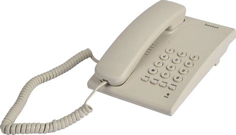 Beetel B17 Corded Landline Phone, Ringer Volume Control, LED for Ring ...