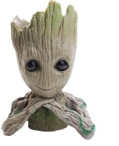 Amulakh Flower Pot Cute Baby Groot Planter Tree Man Flower Pot with ...