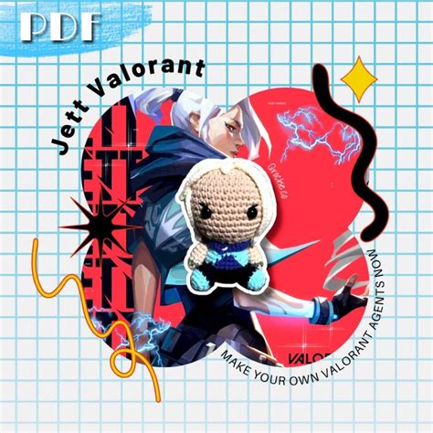 Buy PDF BUNDLE - Valorant Agent Killjoy / Jett / Sage Doll Crochet ...