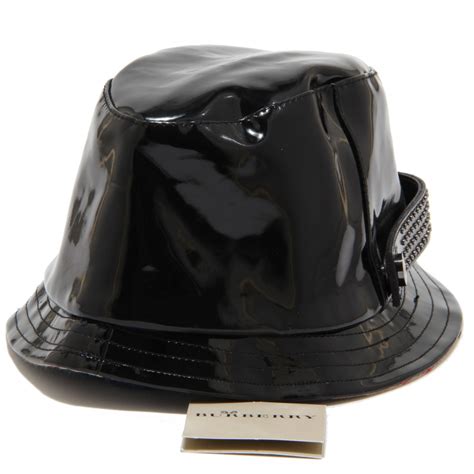 7570I cappello pioggia bimba nero BURBERRY cappelli hats kids