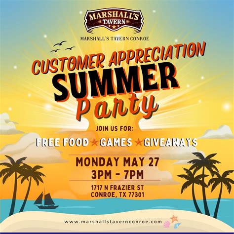 Customer Appreciation Party!, 1717 N Frazier St, Conroe, TX, United ...