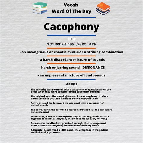 Cacophony Examples
