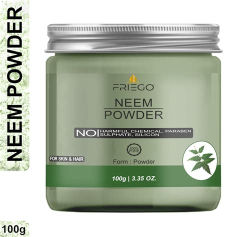 Friego 100% Organic Neem Powder, 100 g : Amazon.in: Beauty