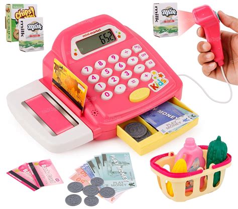 Buy Zest 4 Toyz Mini Cash Register with Lights & Sounds for Pretend ...